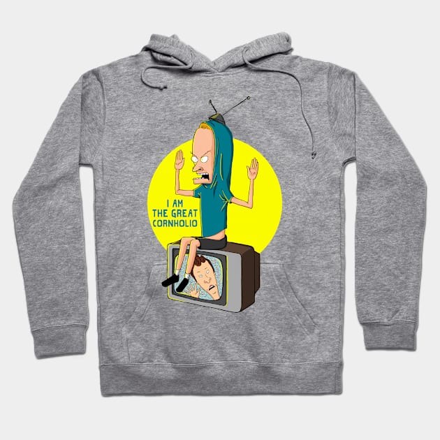 Cornholio and Butthead TV Hoodie by kuinif